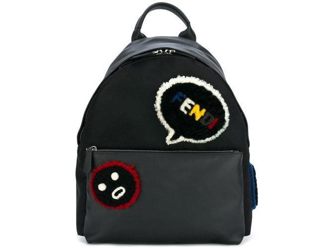 Fendi Backpack Black  ref.73569