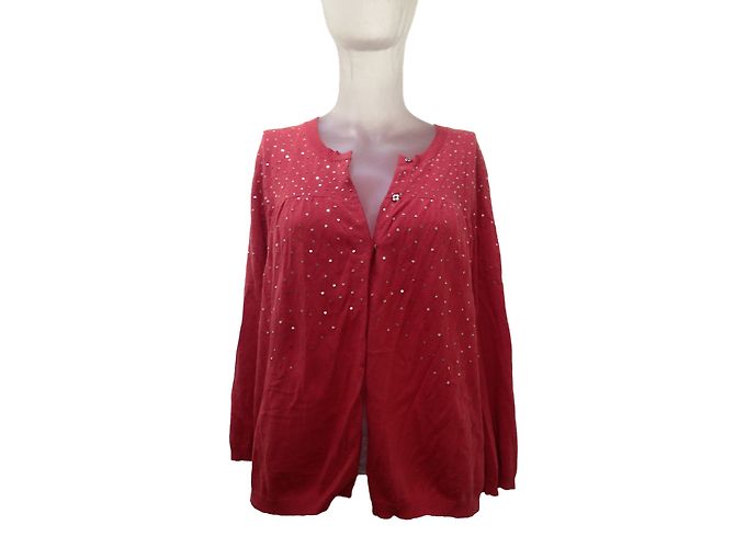 Strickjacke Pablo De Gerard Darel Rosa Rot Baumwolle Kaschmir Pink