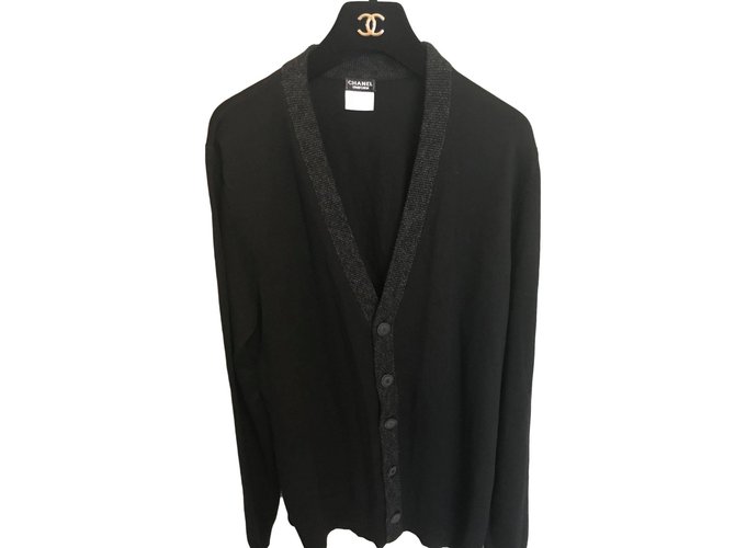 Authentic Louis Vuitton Uniforms Wool knitwear Black Sweater
