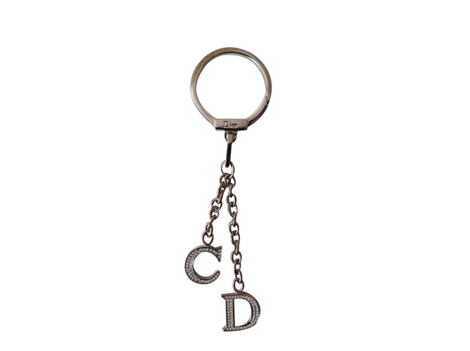 Dior Bag charms Silvery  ref.73661