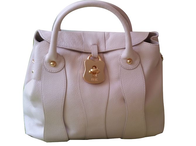 Autre Marque RI2K London Ledertasche Beige