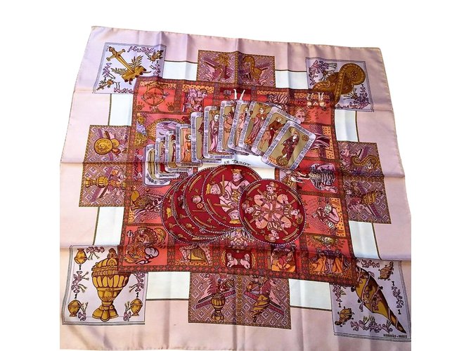 Hermès Sciarpa Multicolore Seta