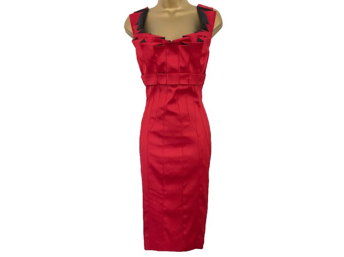 Karen Millen Dresses Red Satin  ref.73710