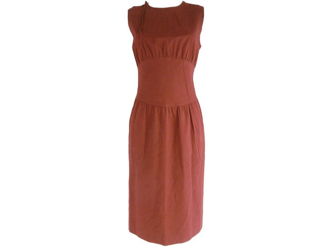 Junko Shimada Dress Brown Chestnut Chocolate Cotton  ref.73740