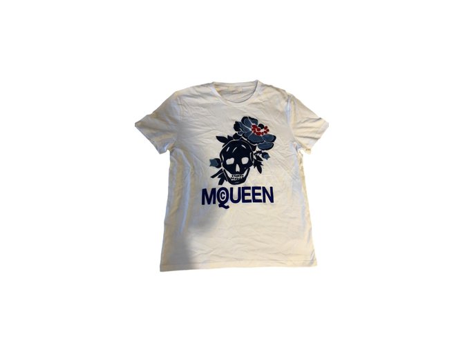 Alexander Mcqueen Camiseta Blanco Algodón  ref.73829