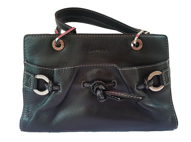 Bolsa Lancel Soprano de couro preto