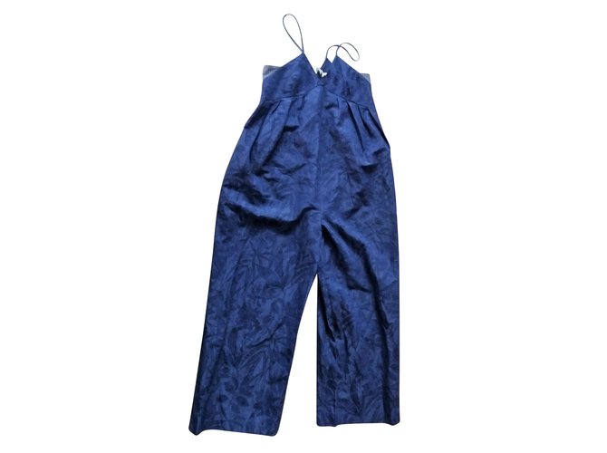 Kenzo Jumpsuit Blue Cotton  ref.74066