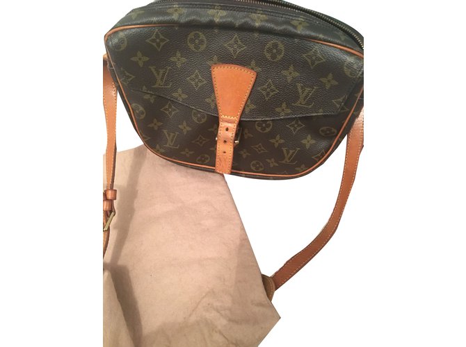 Louis Vuitton Handbags Brown Cloth  ref.74160