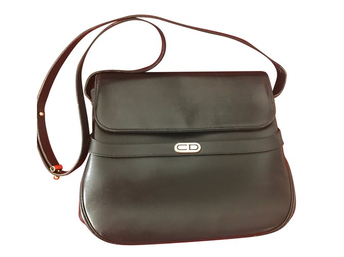 Dior Bag Black Leather  ref.74197