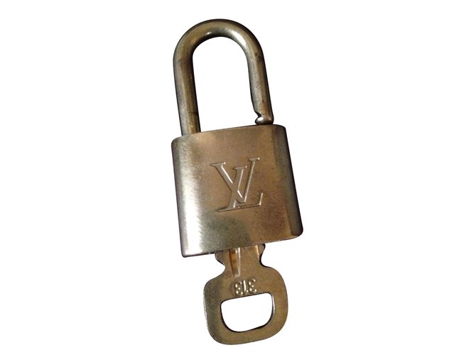 Louis Vuitton Padlock and One Key 313 Lock With Box Brass 