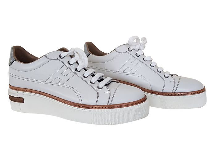 Hermès Polo Sneakers Weiß