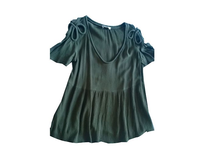 Bash Rita Oversize Top Khaki Viscose 