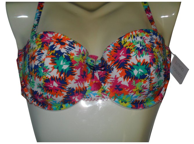 Autre Marque Bikini Charlott’ lingerie Soie Multicolore  ref.74336