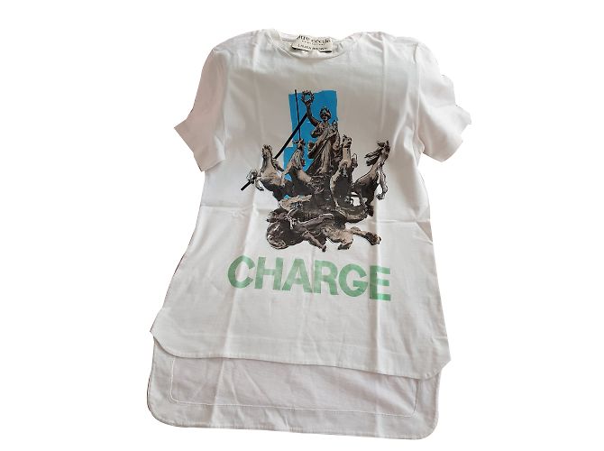 Autre Marque Camiseta Laura BROWN ETRE CECILE de algodón blanco Azul