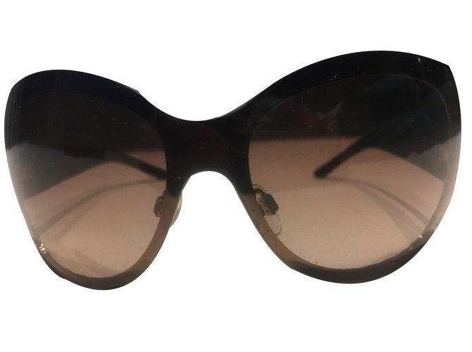 Chanel Oculos escuros Preto Plástico  ref.74626