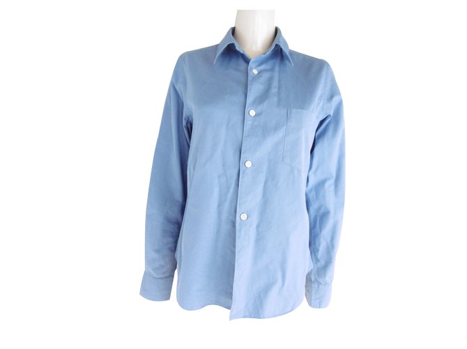 Comme Des Garcons Shirt top Blue Cotton  ref.74629