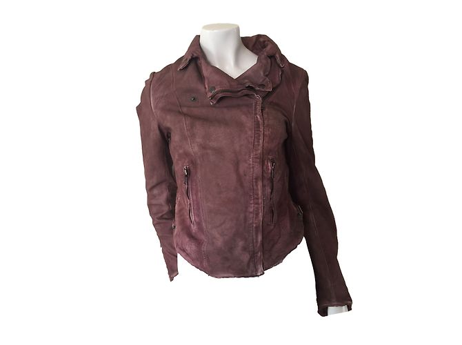 Muubaa Leder Bikerjacke aus Lammleder