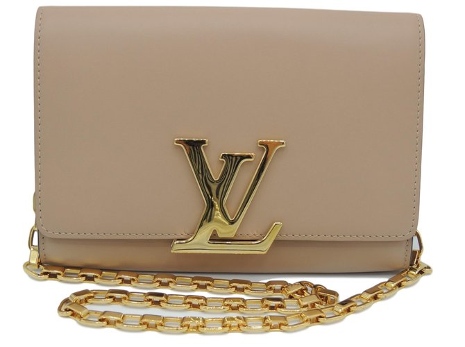 Louis Vuitton louise Bege Couro  ref.74703