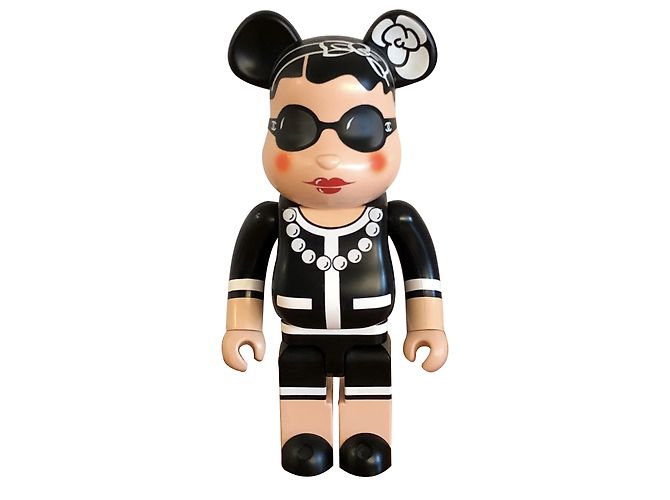 Bearbrick Chanel 1000% Preto
