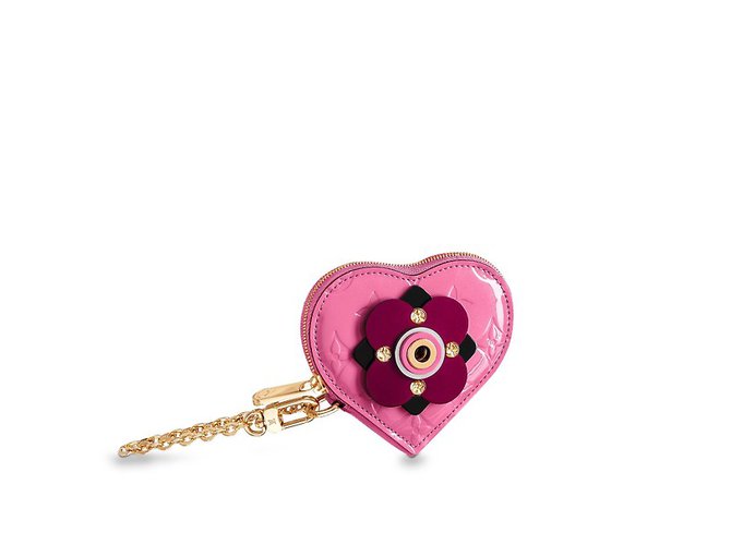 pink heart lv purse