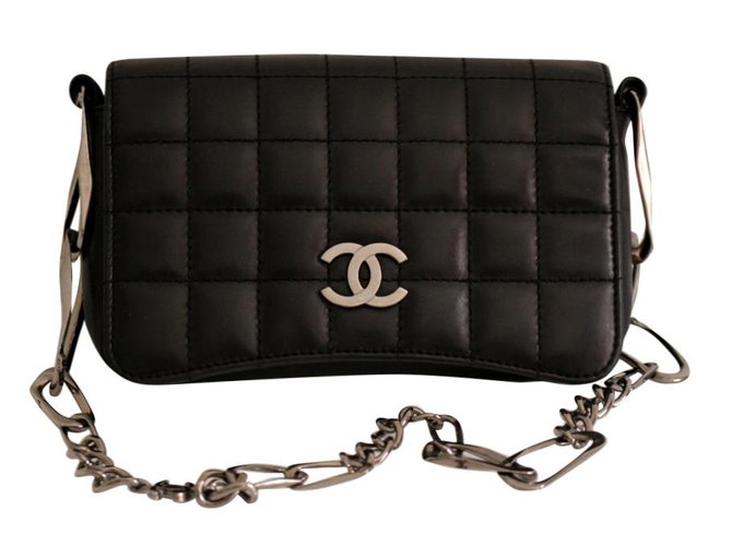 Chanel wallet Black Leather  ref.74833