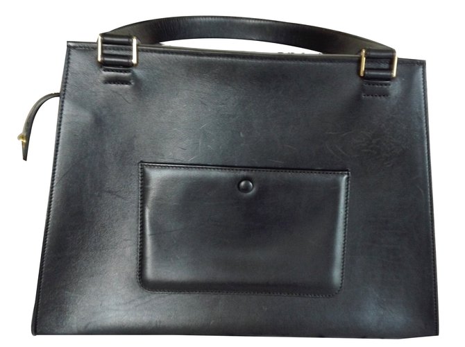 Céline Handbags Black Leather  ref.74931