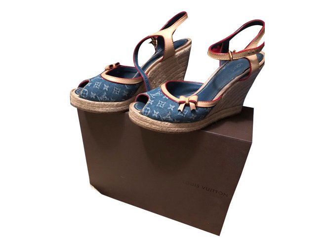 Louis Vuitton sandali Multicolore Giovanni  ref.74964