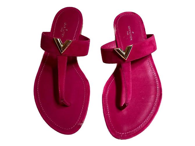 Louis Vuitton sandali Rosa Pelle