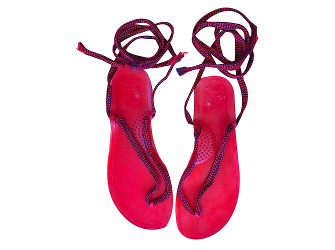 Autre Marque Rosa Sandalen aus Kunststoff Größe 37 Pink
