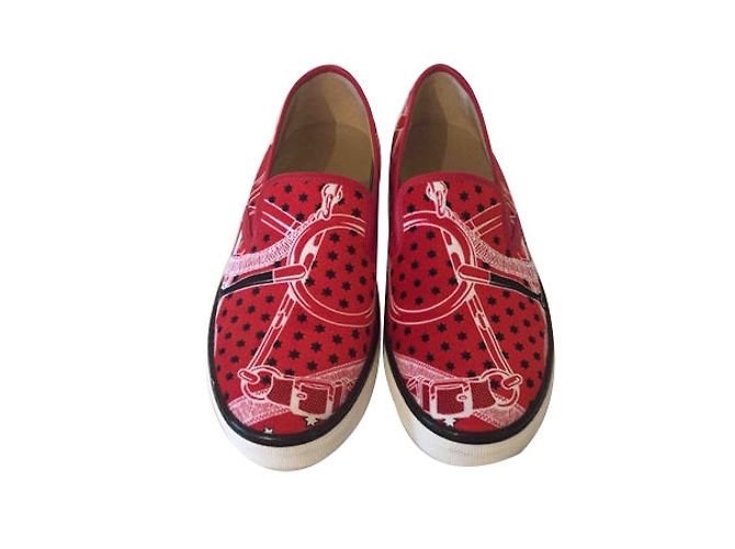 Hermès Baskets Rouge