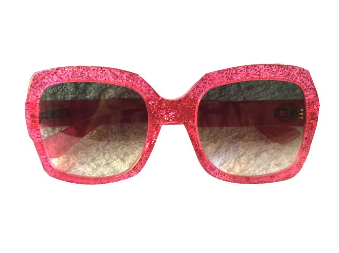 Gucci Sonnenbrille Pink Acetat  ref.75070
