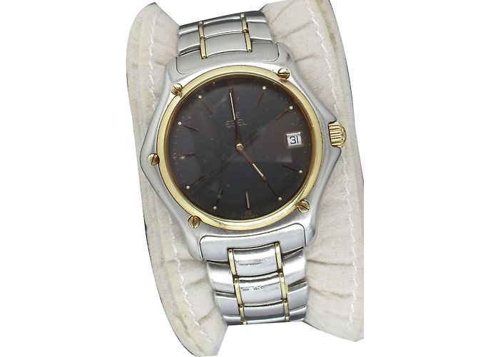 Autre Marque Relógio Ebel 1911 de Ouro e Aço Quartzo 39mm