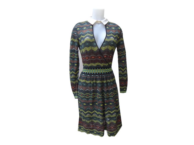 M Missoni Dresses Multiple colors Wool  ref.75116