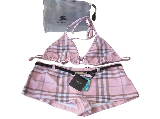 burberry swimsuit pink