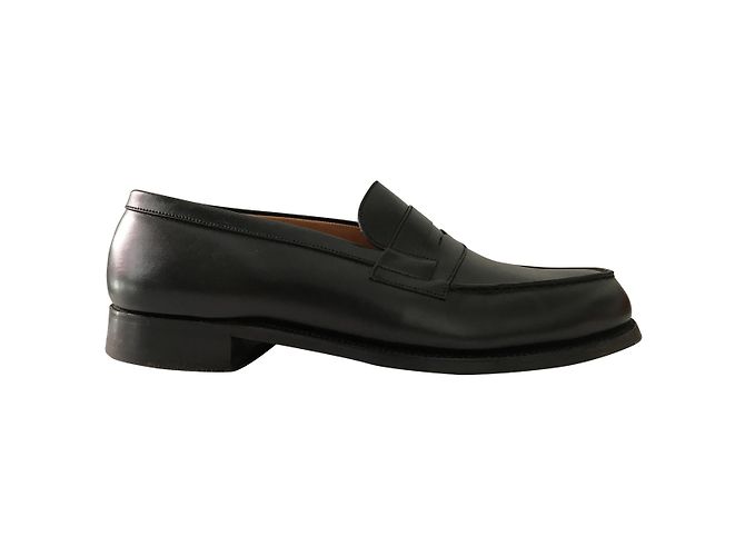 Mocassini JM Weston in pelle nera Nero