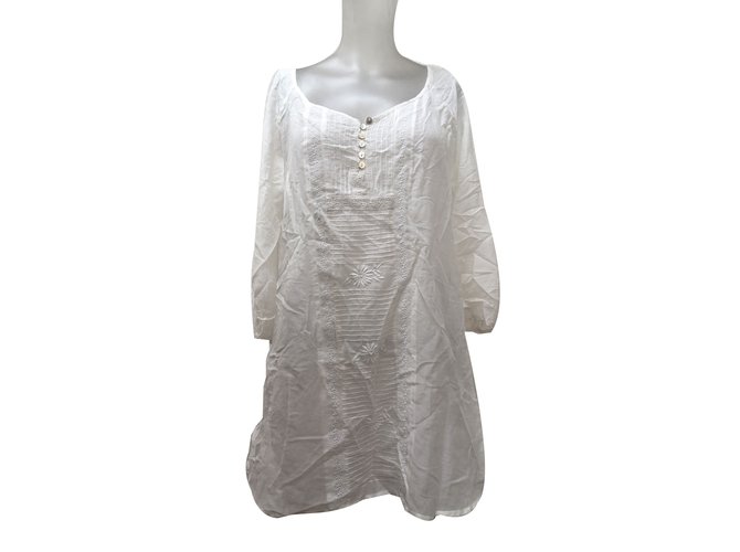 Autre Marque Nougat London White Silk Cotton  ref.75309