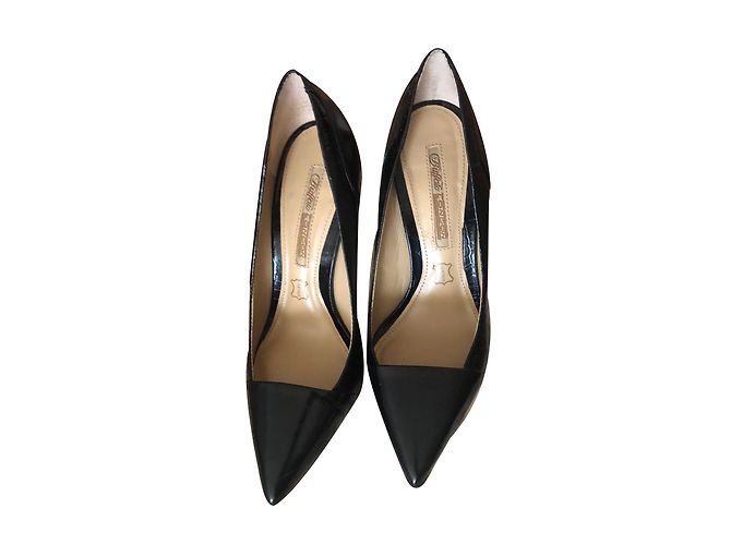 Buffalo Black Leather Pumps Size 40