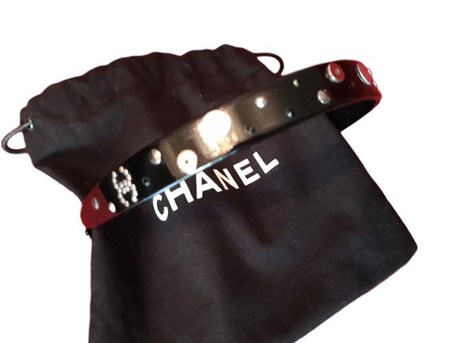 Chanel Hair accessories Black Plastic  ref.75429