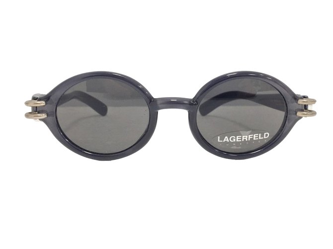 Karl Lagerfeld Oculos escuros Azul Acetato  ref.75439