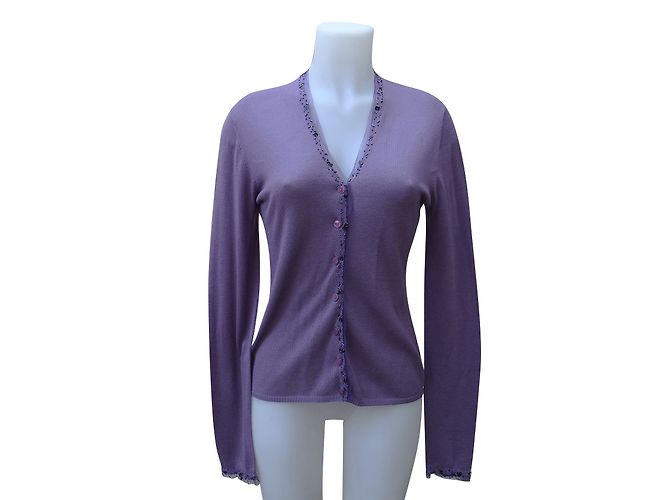 Renato Nucci Strickjacke Lila