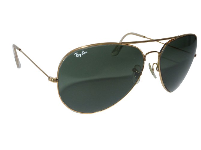 Ray-Ban Oculos escuros Dourado Metal  ref.75485