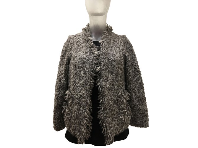 Autre Marque Knitwear Grey Wool  ref.75497