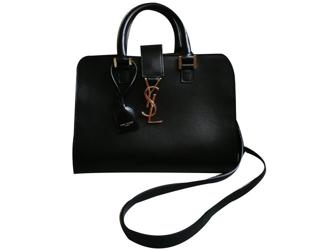 Yves Saint Laurent Handbags Black Leather  ref.75515