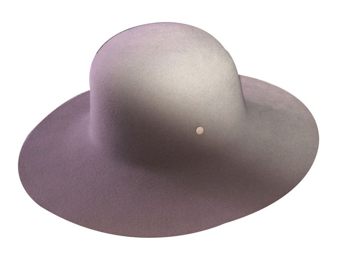 Maison Michel Hats Grey  ref.75663