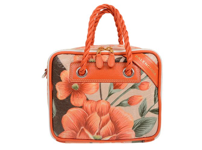 Balenciaga Handbags Orange Leather  ref.75906