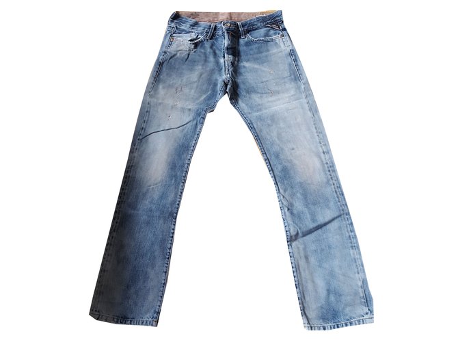 Autre Marque Jeans Replay Coton Bleu  ref.76070