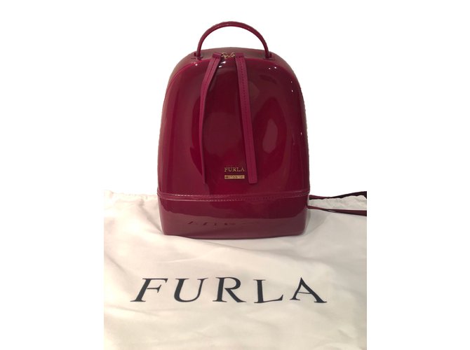 Furla Backpacks Dark red Plastic  ref.76105