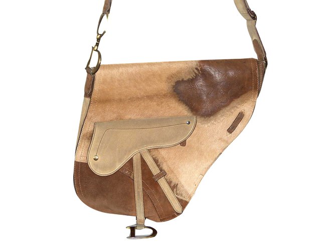 Christian Dior Saddle Suede Bag