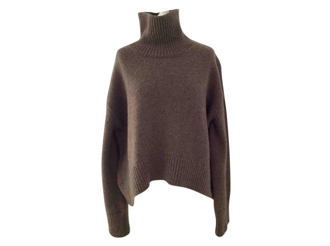 Céline Oversize sweater Brown Cashmere  ref.76181