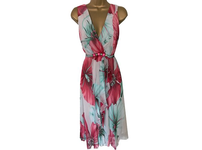 Renato Nucci Kleider Pink Blau